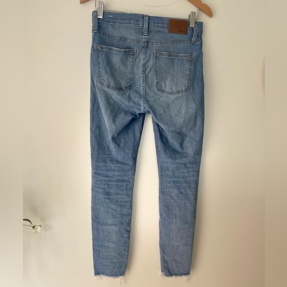 MADEWELL | 9 Inch High-Rise Skinny Jeans in Ontario Wash Size 27 - Picture 5 of 12